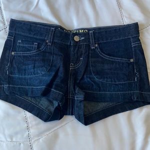 Dark Blue Jean Shorts